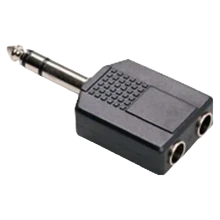 Plug Adaptador 1 P10 Para Jack 2 P10