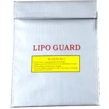 Saco Anti Chama Para Bateria Lipo (Lipo Safe) - Grande 23X30Cm
